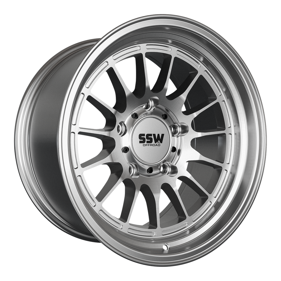 DAKAR / MACHINED SILVER / 17X9.0 +0 (5 LUG)