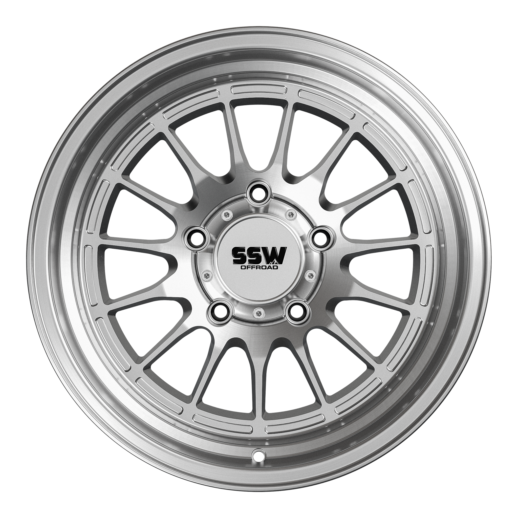 Dakar / Machined Silver / 17x9.0 +0 (5 Lug) - SSW Offroad® Dakar / Machined Silver / 17x9.0 +0 (5 Lug) - SSW Offroad®
