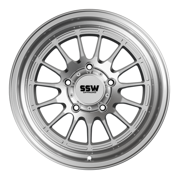 DAKAR / MACHINED SILVER / 17X9.0 +0 (5 LUG)