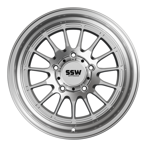 DAKAR / MACHINED SILVER / 17X9.0 +0 (5 LUG)