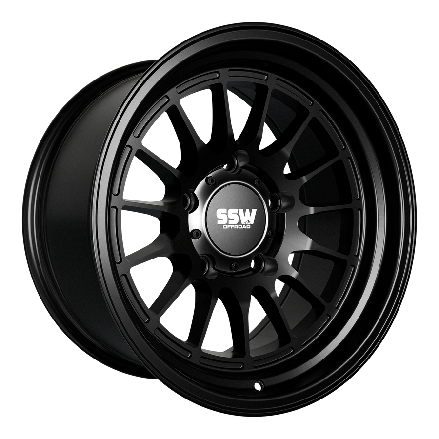 DAKAR / MATTE BLACK / 17X9.0 +0 (5 LUG)