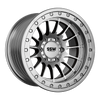 Beadlock Dakar / Machined Silver / 17x9.0 -25