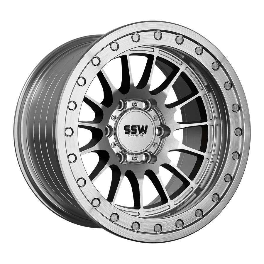 Dakar / Machined Silver / 17x9.0 +0 - SSW Offroad®