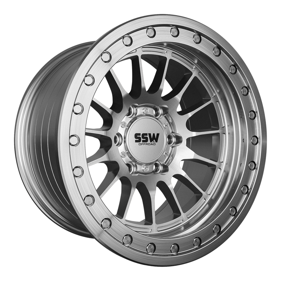 BEADLOCK DAKAR / MACHINED SILVER / 17X9.0 -25