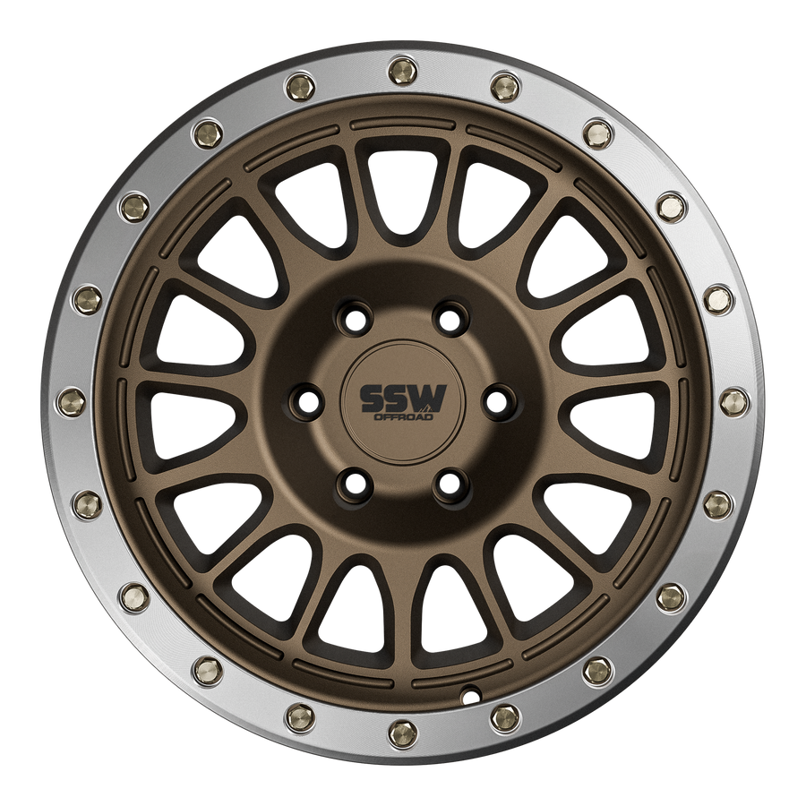 SSW BEADLOCK DAKAR / MATTE BLACK / 17X9.0 -25 - SSW Offroad®