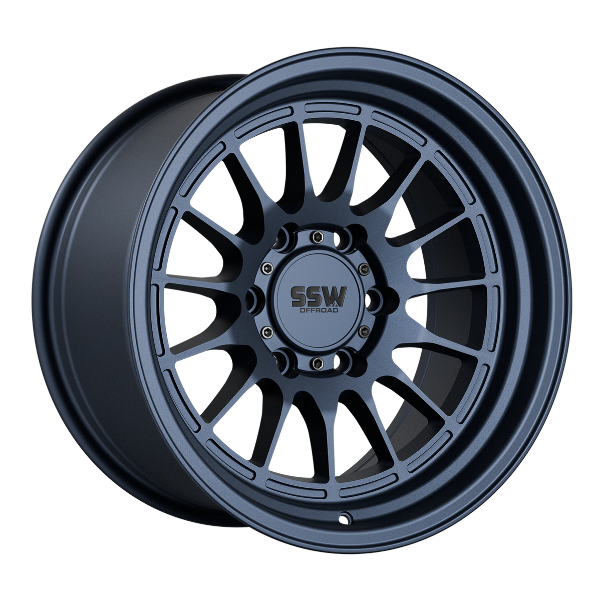 Dakar / Matte Blue / 17x9.0 -25