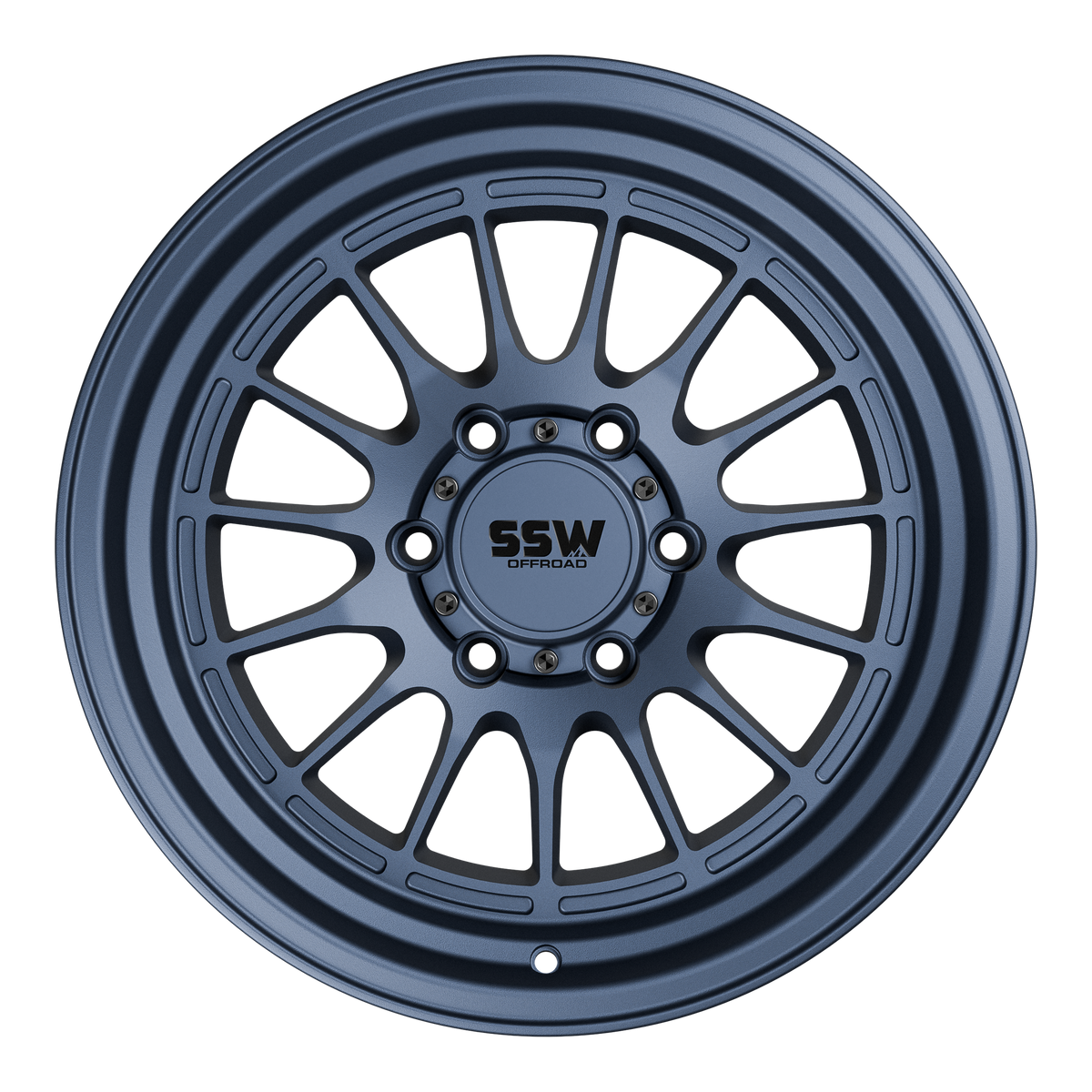 Dakar / Matte Blue / 17x9.0 -25