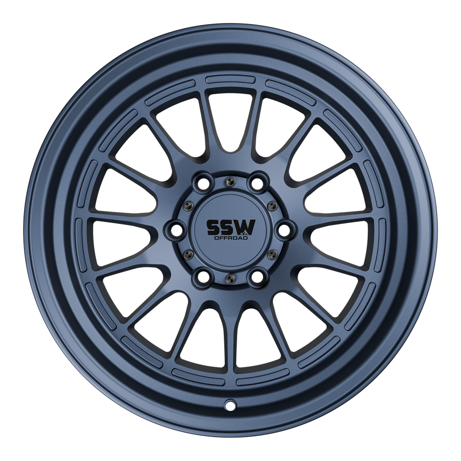 Dakar / Matte Blue / 17x9.0 +0