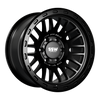 Griffon / Matte Black / 17x9.0 -25
