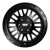 GRIFFON / MATTE BLACK / 17X9.0 -25