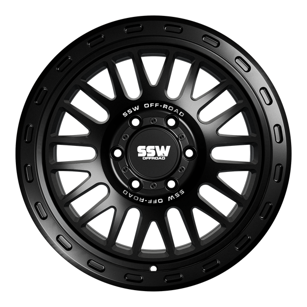 GRIFFON / MATTE BLACK / 17X9.0 -25