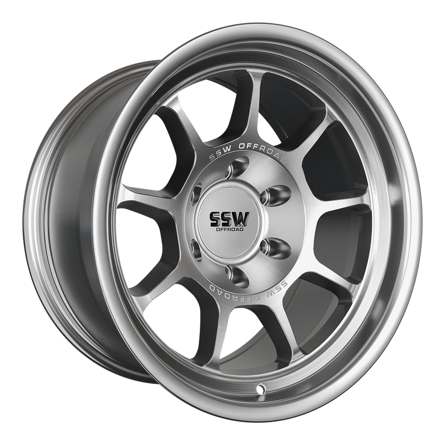 NOVA / MACHINED SILVER / 17X9.0 -25