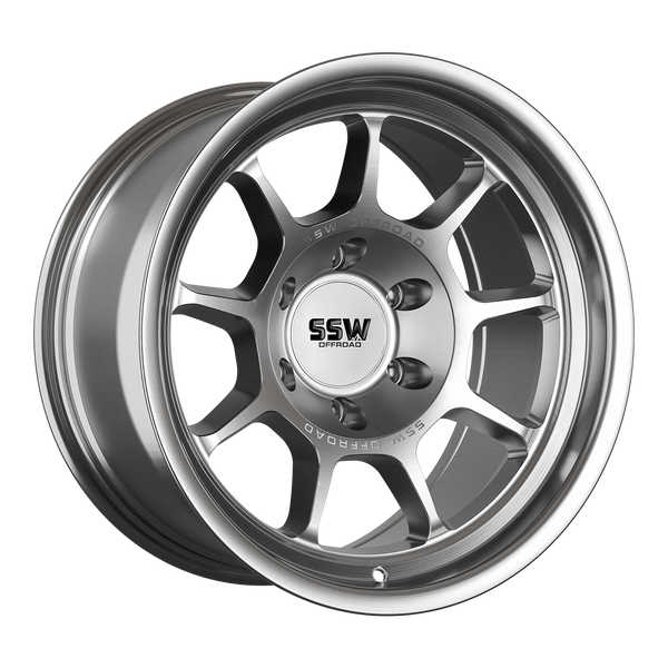 Nova/ Machined Silver / 17x9.0 -25