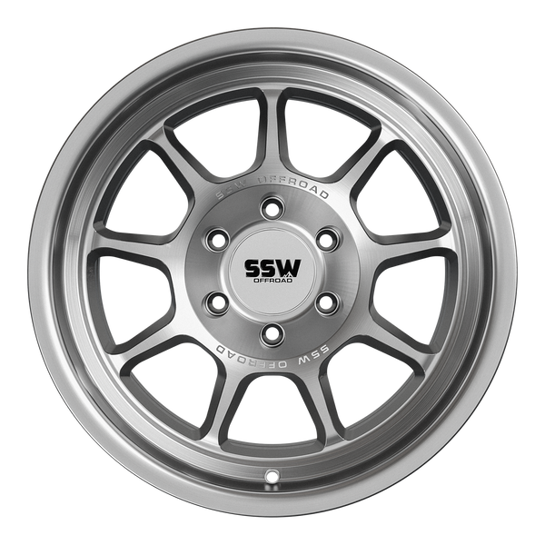 NOVA / MACHINED SILVER / 17X9.0 -25