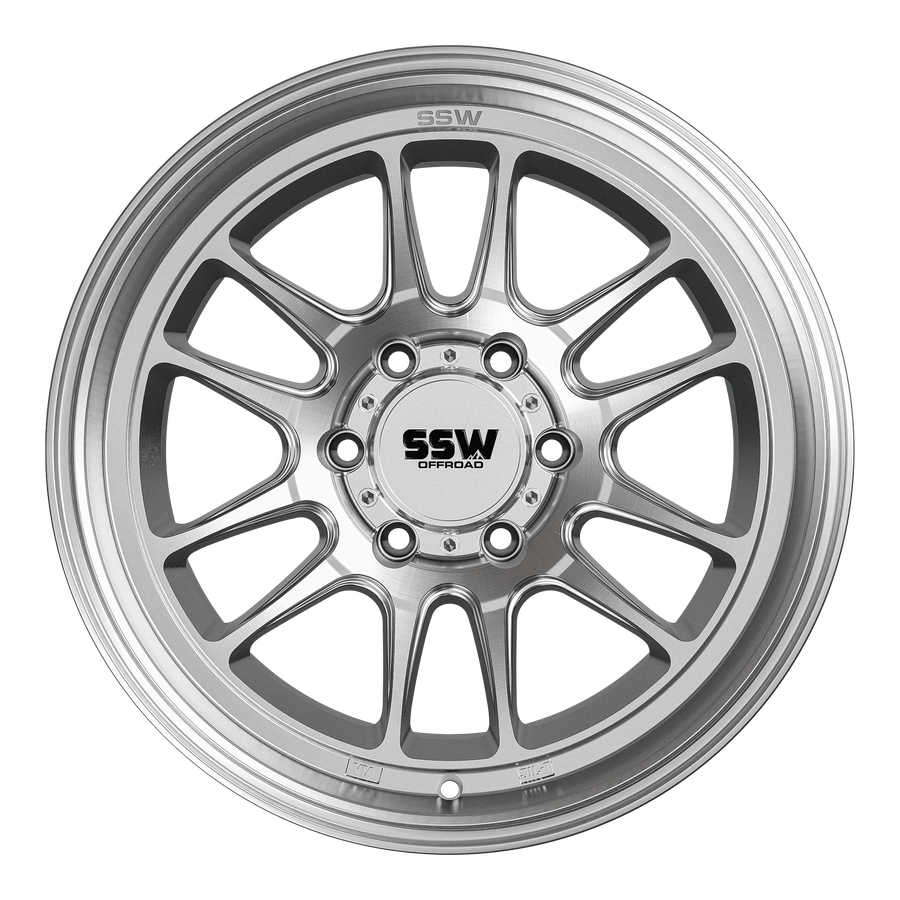 Raptor / Machined Silver / 17X9.0 -12