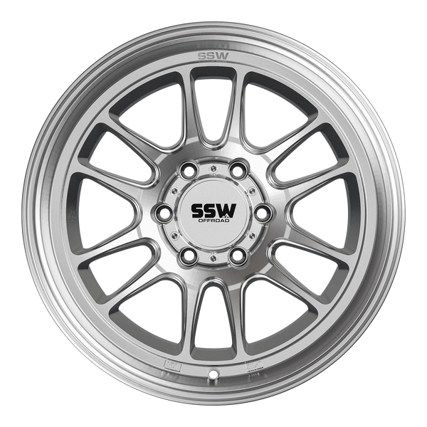 RAPTOR / MACHINED SILVER / 17X9.0 -12