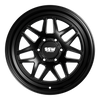 SIERRA / MATTE BLACK / 17X9.0 -25