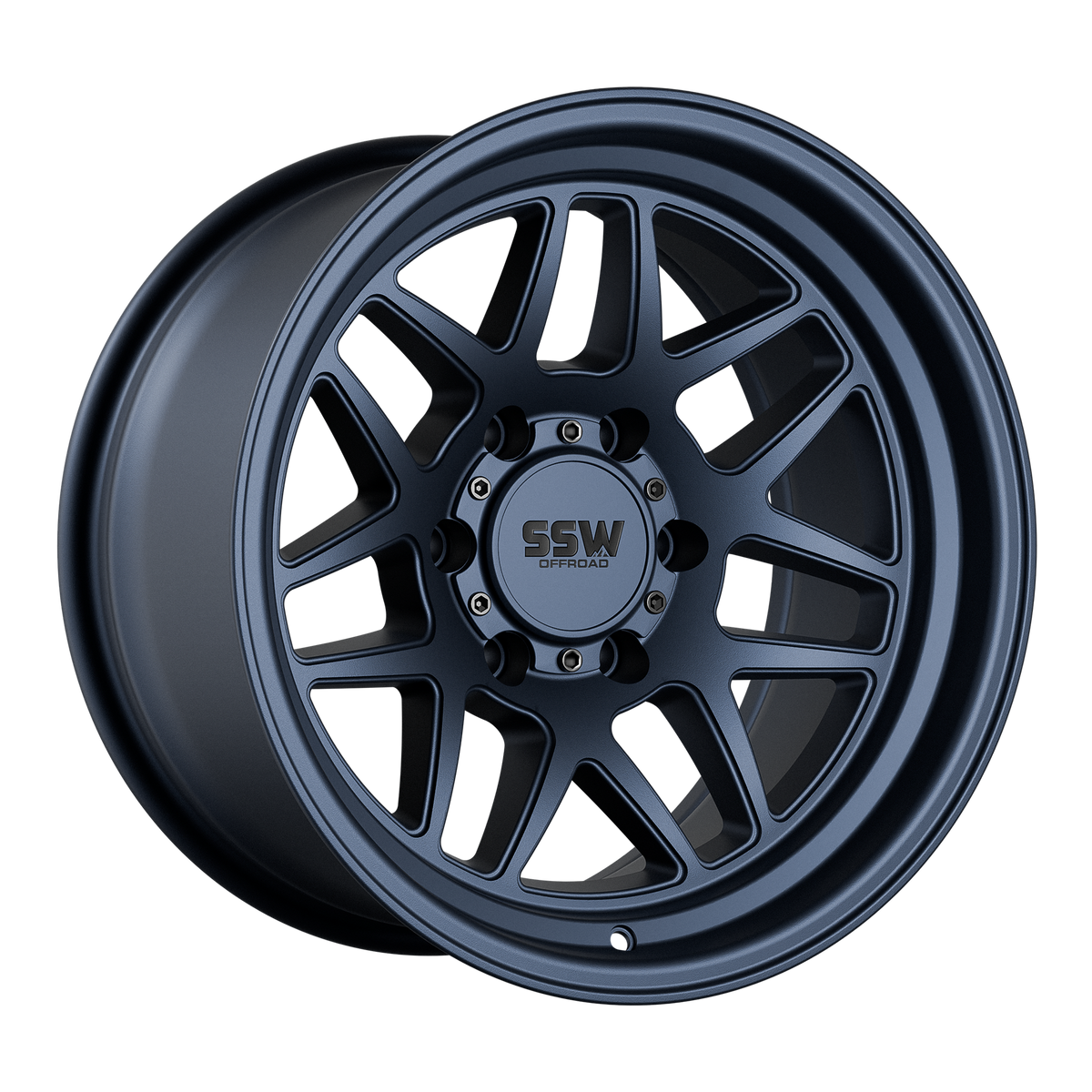 Sierra / Matte Blue / 17x9.0 -25