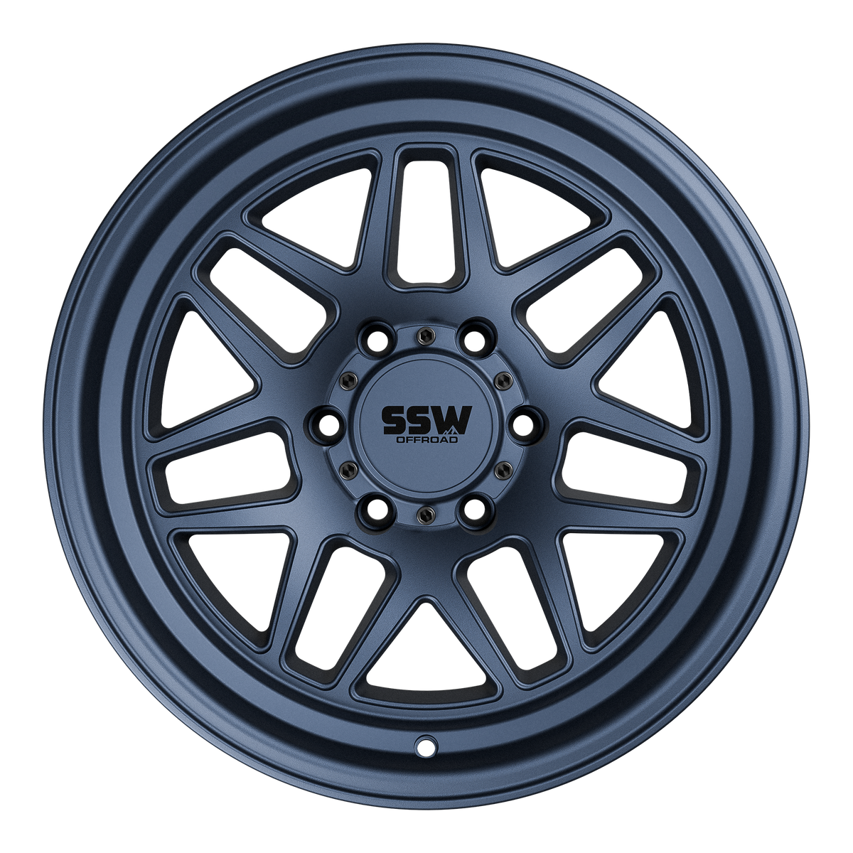 Sierra / Matte Blue / 17x9.0 -25