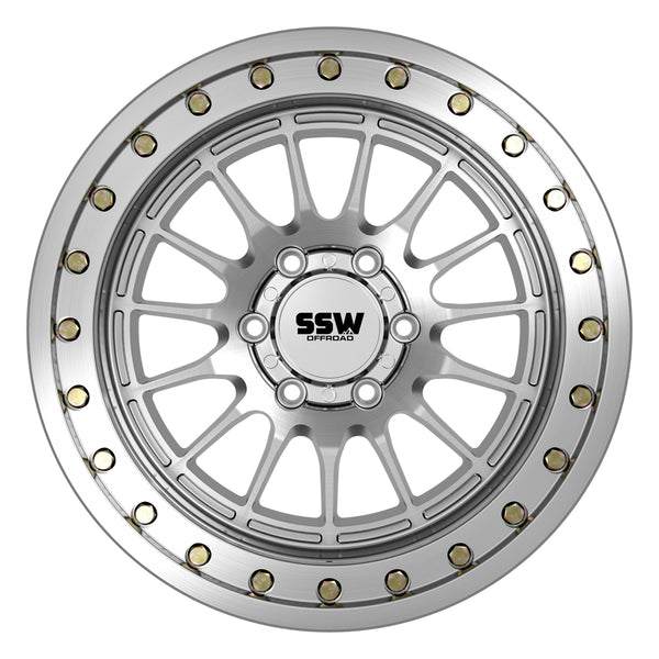 BEADLOCK DAKAR / MACHINED SILVER / 17X9.0 -25