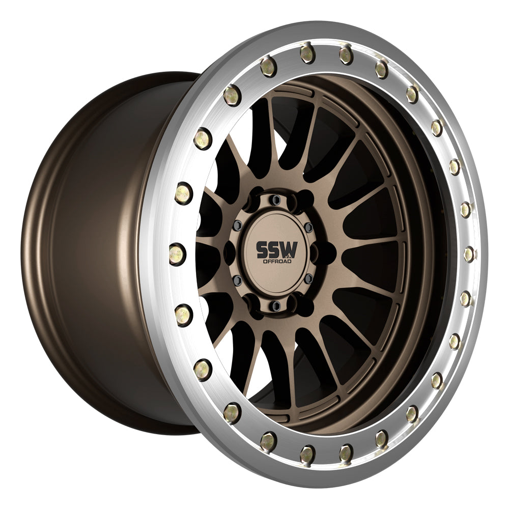 SSW BEADLOCK DAKAR / MATTE BRONZE / 17X9.0 -25 - SSW Offroad®