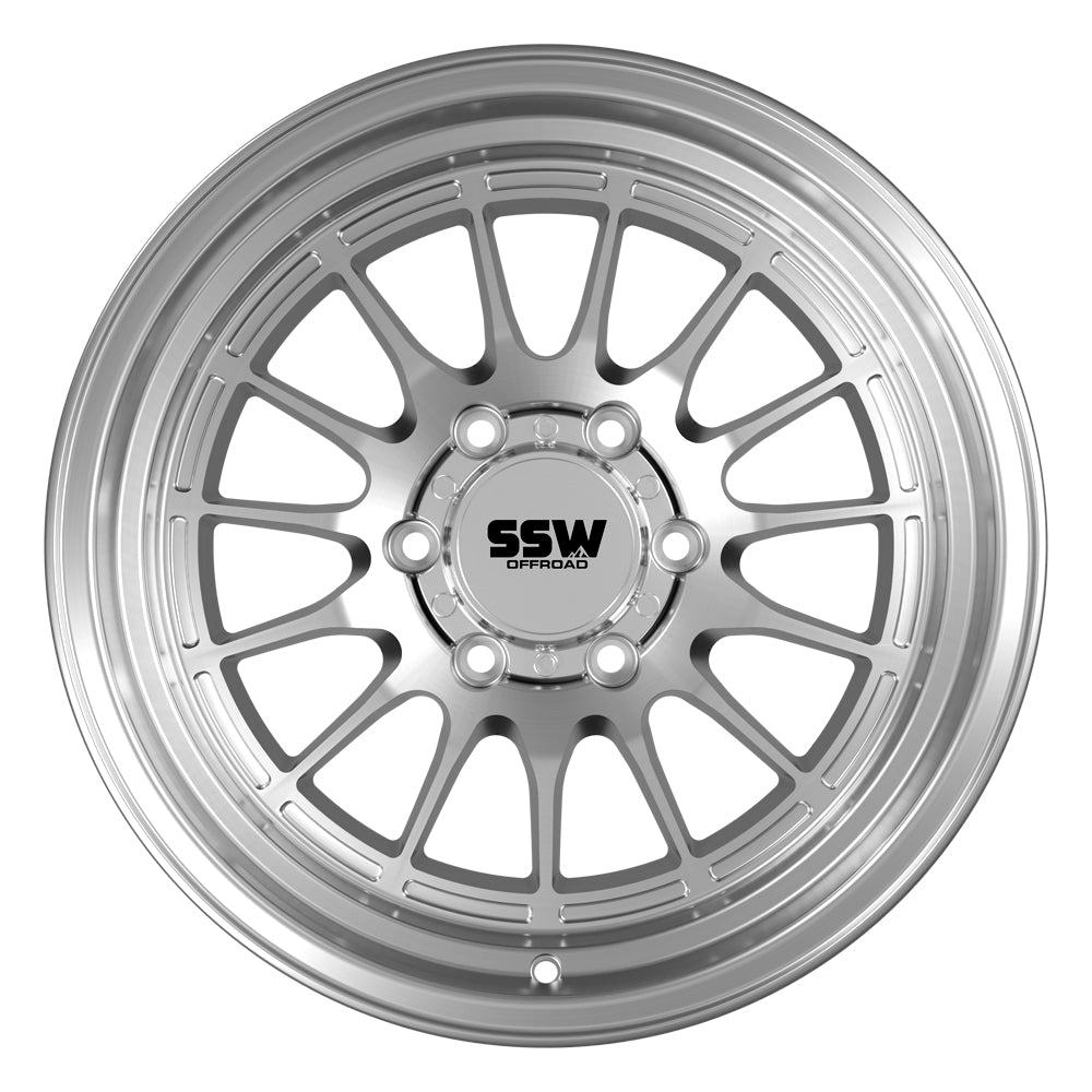 DAKAR / MACHINED SILVER / 17X9.0 -25