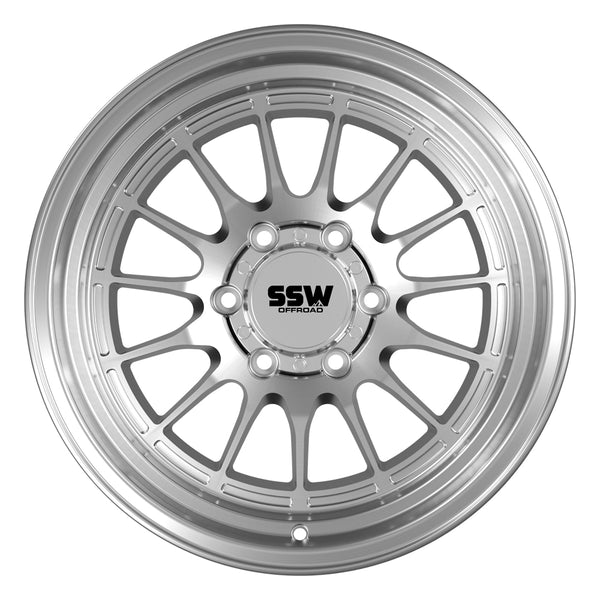 DAKAR / MACHINED SILVER / 17X9.0 -25