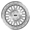 GRIFFON / MACHINED SILVER / 17X9.0 -25