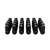 Steel Lug Nuts / Matte Black