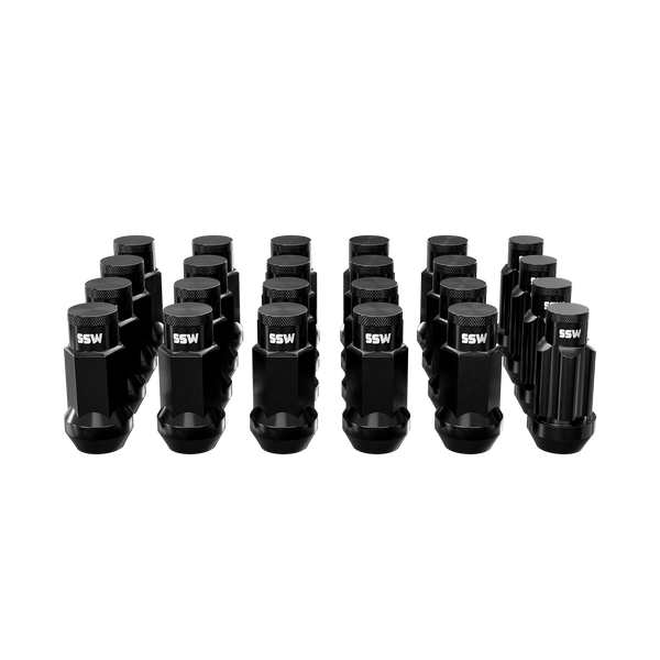 STEEL LUG NUTS / MATTE BLACK